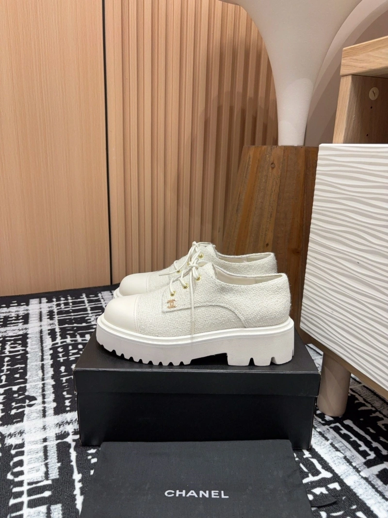 Fashionable Chxnxl Leather Shoes 129962