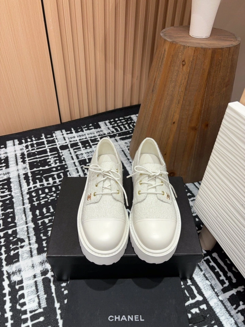 Fashionable Chxnxl Leather Shoes 129962