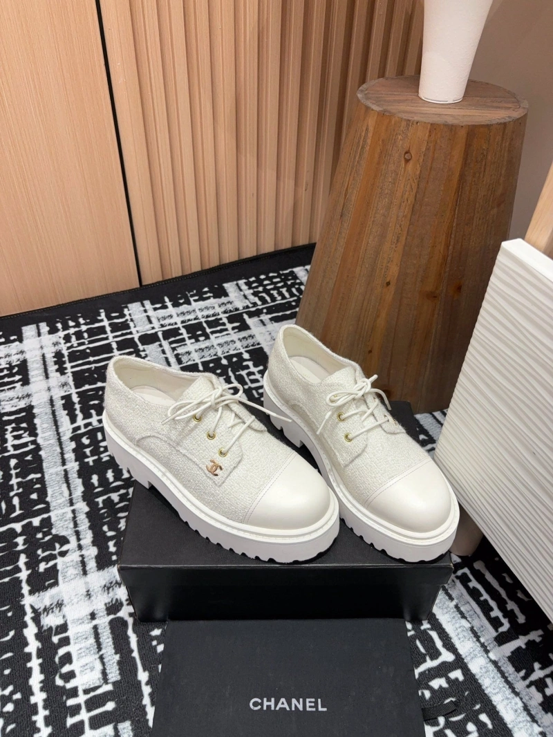 Fashionable Chxnxl Leather Shoes 129962