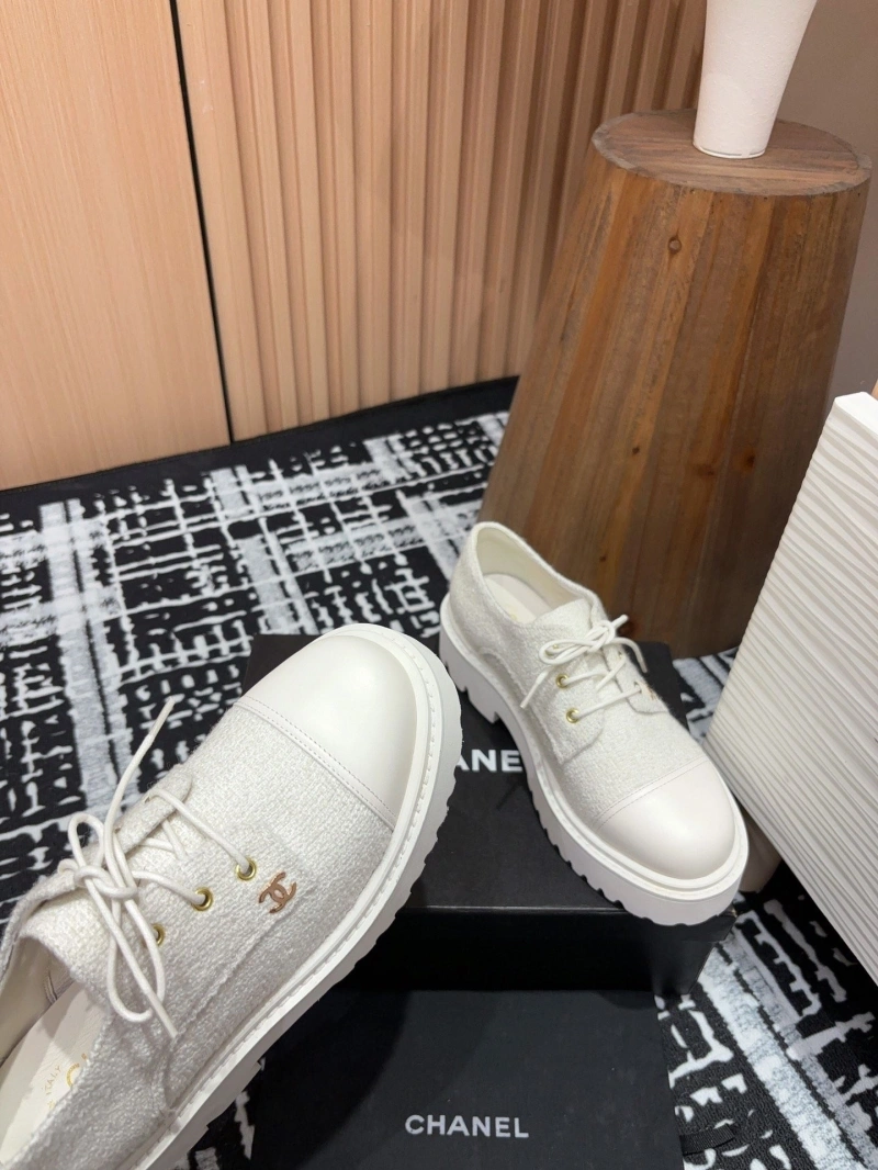 Fashionable Chxnxl Leather Shoes 129962