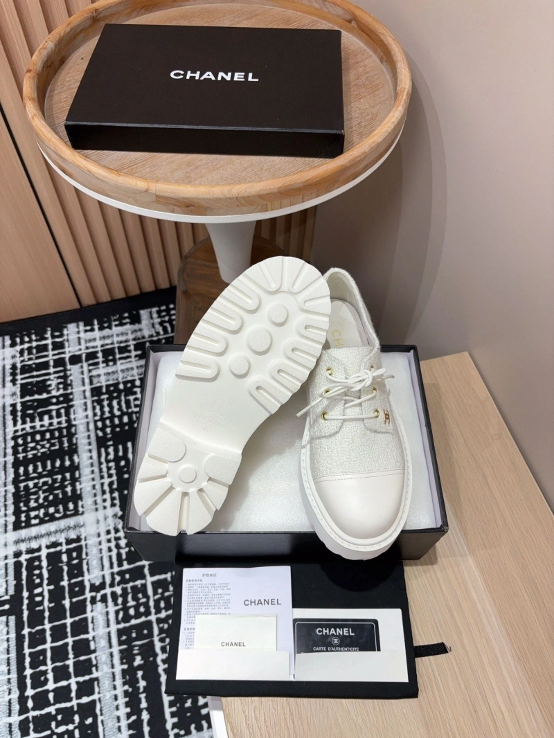 Fashionable Chxnxl Leather Shoes 129962