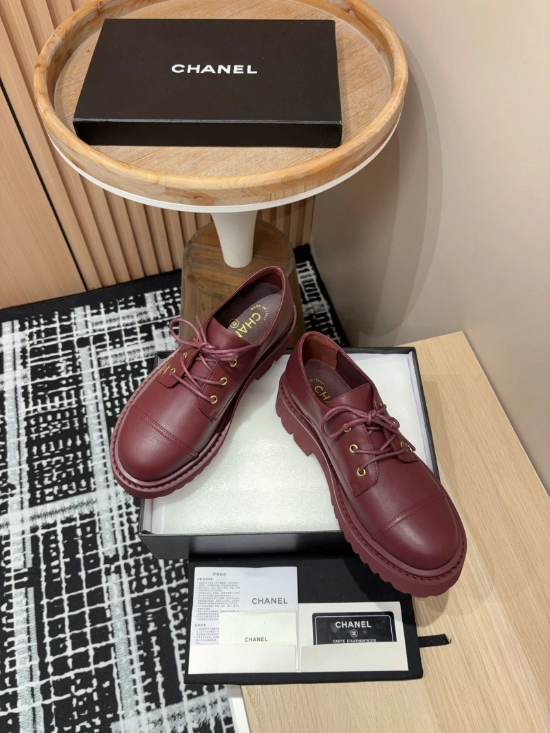 Compact Chxnxl Leather Shoes 129964