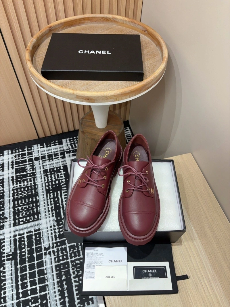 Compact Chxnxl Leather Shoes 129964