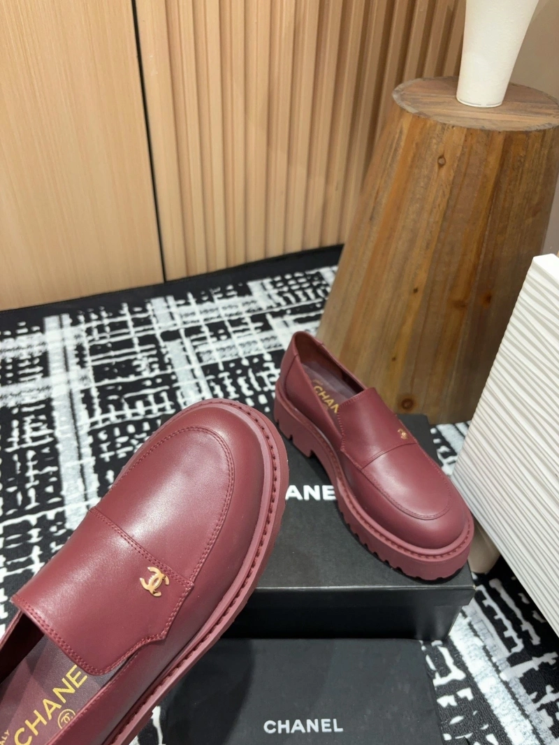 Sophisticated Chxnxl Leather Shoes 129956