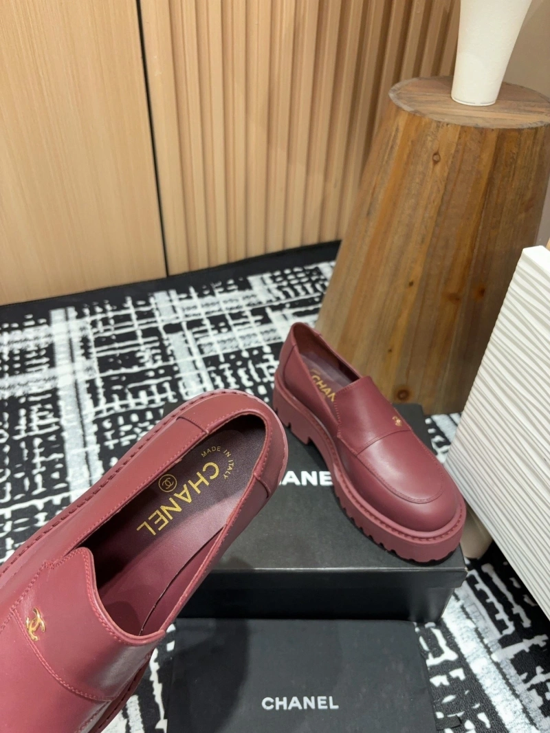 Sophisticated Chxnxl Leather Shoes 129956