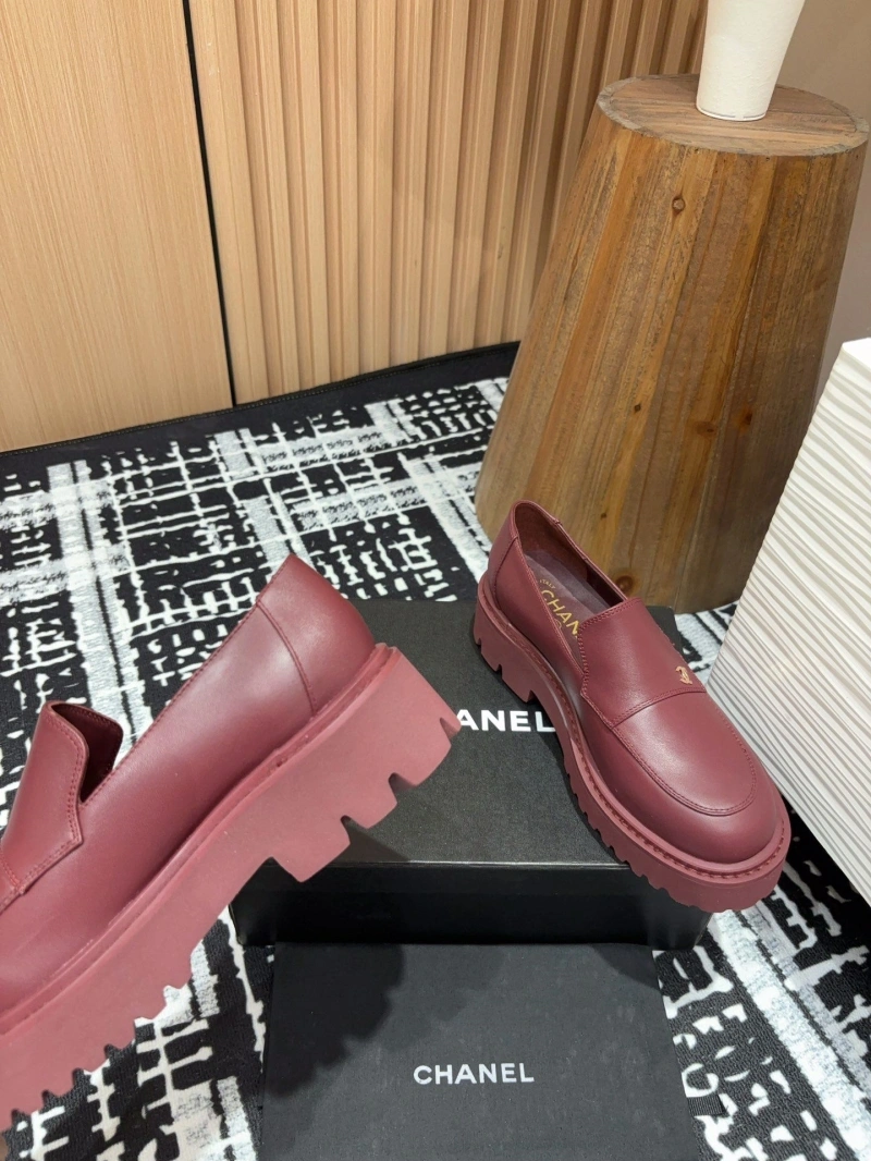 Sophisticated Chxnxl Leather Shoes 129956