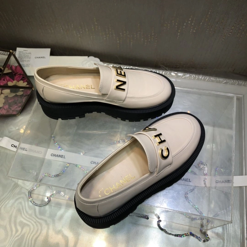 Stylish Chxnxl Leather Shoes 129949