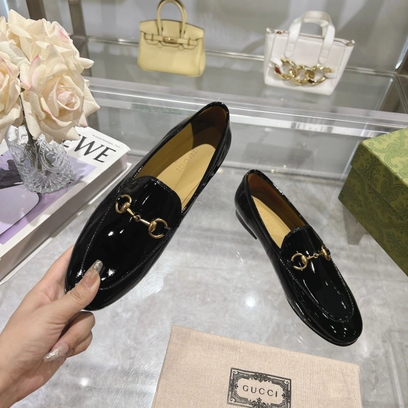 Elegant Gxccx Leather Shoes 158891