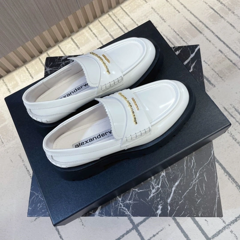 Alxxxnder Wxng Leather Shoes Bright 107277