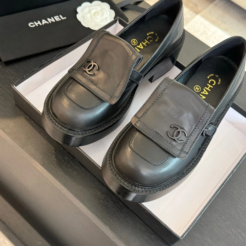 Efficient Chxnxl Leather Shoes 124519