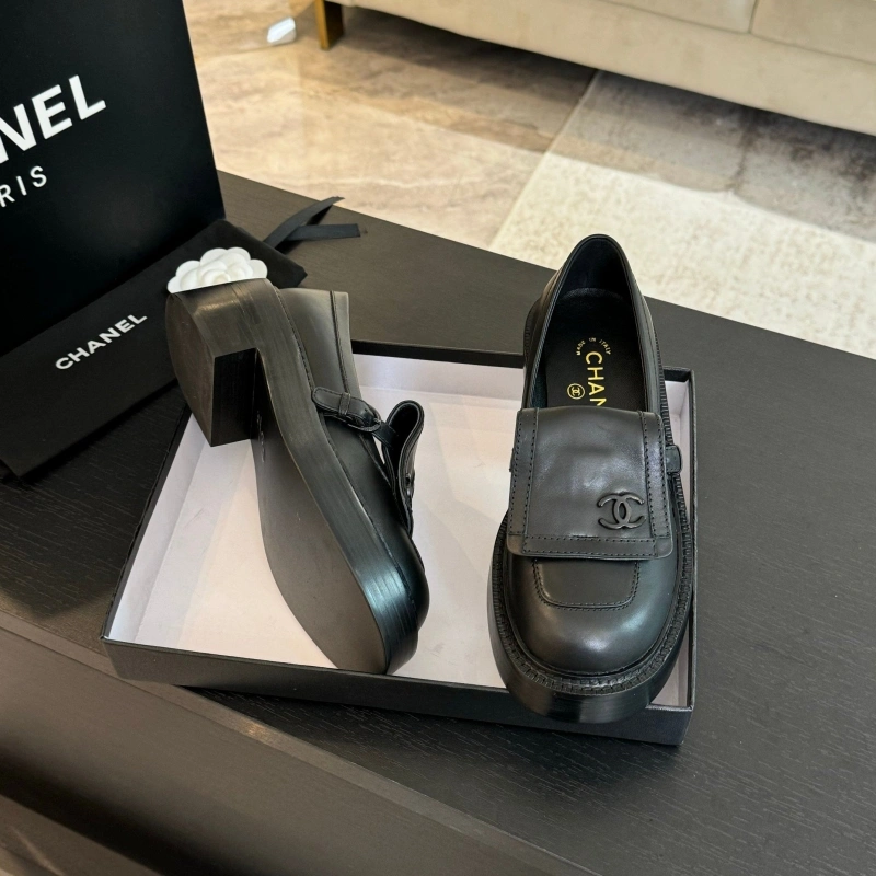 Efficient Chxnxl Leather Shoes 124519