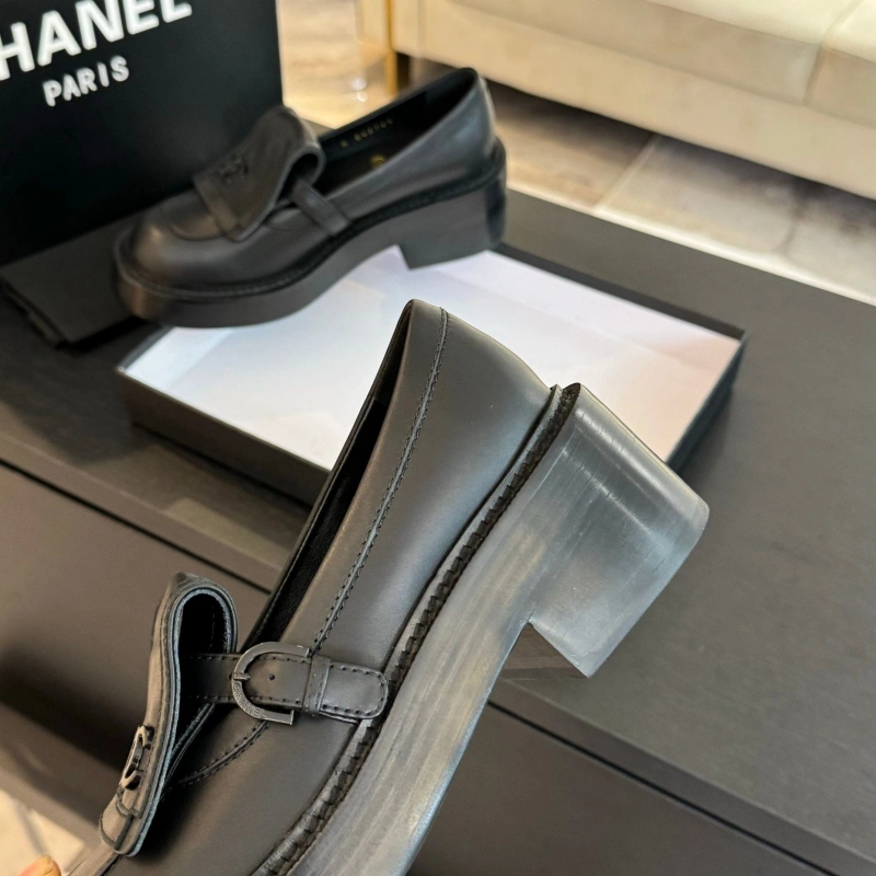 Efficient Chxnxl Leather Shoes 124519