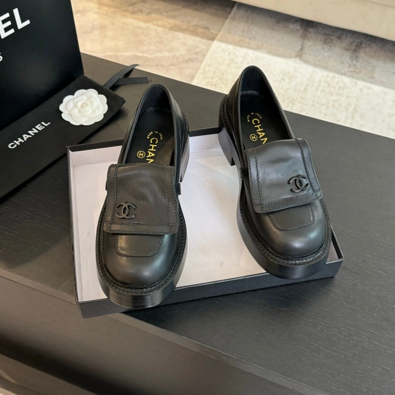 Efficient Chxnxl Leather Shoes 124519