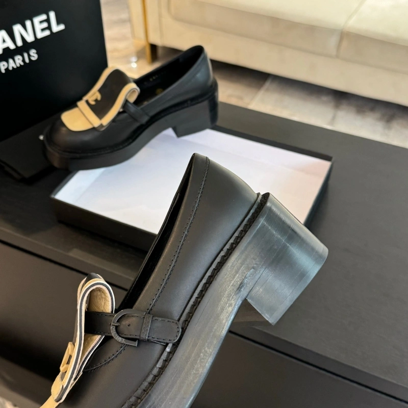 Modern Chxnxl Leather Shoes 124520