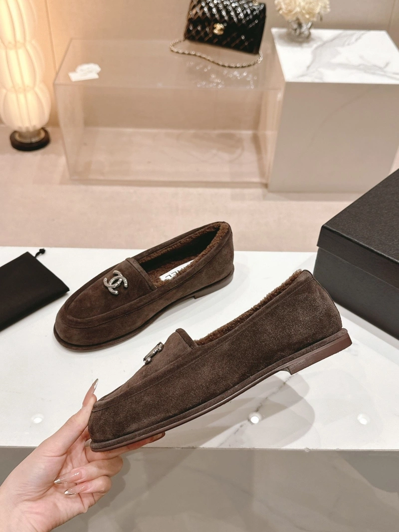 Soft Chxnxl Leather Shoes 124507