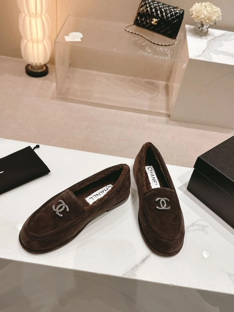 Soft Chxnxl Leather Shoes 124507
