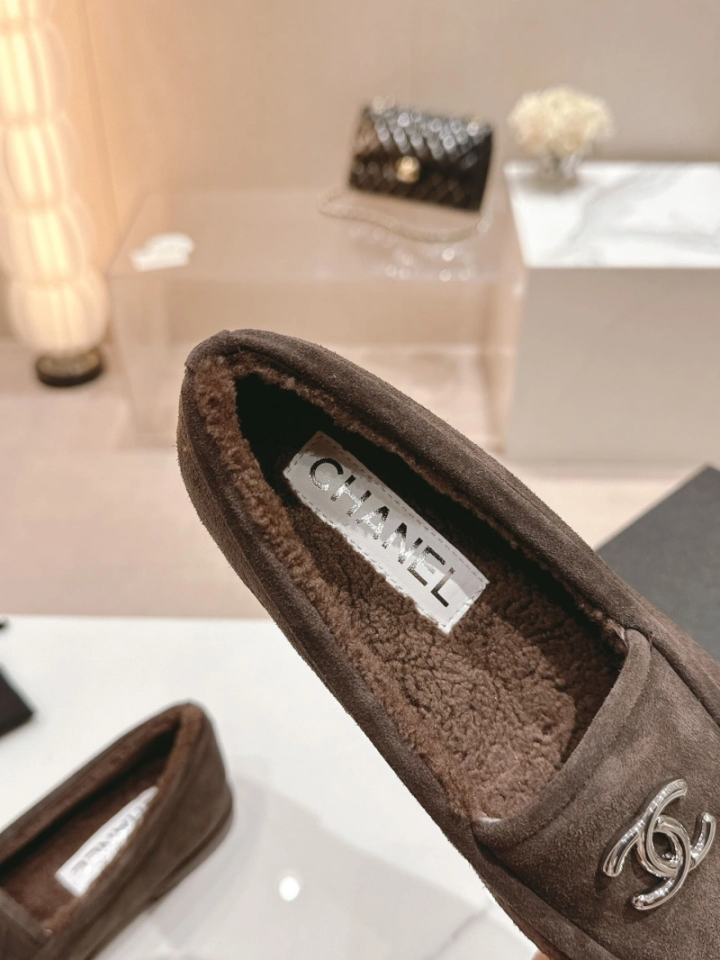 Soft Chxnxl Leather Shoes 124507