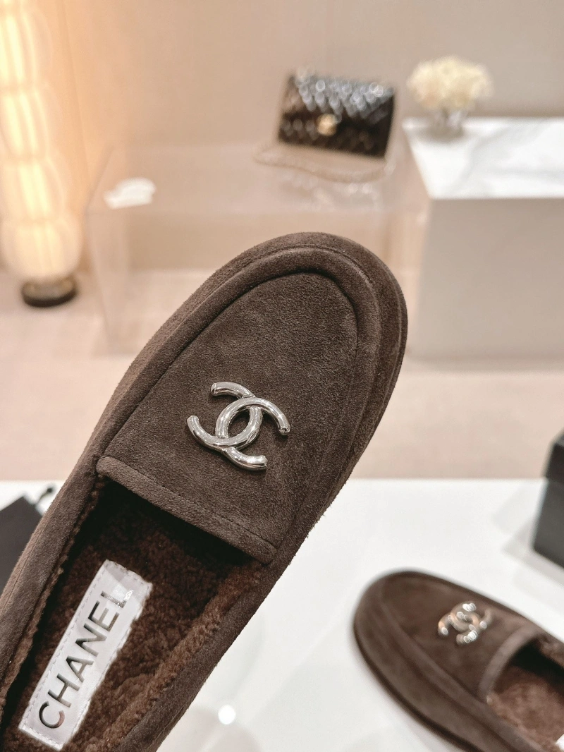 Soft Chxnxl Leather Shoes 124507