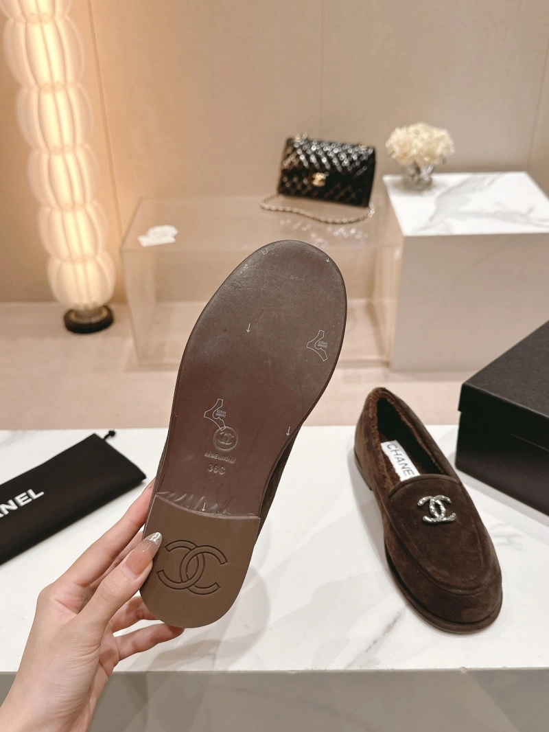 Soft Chxnxl Leather Shoes 124507