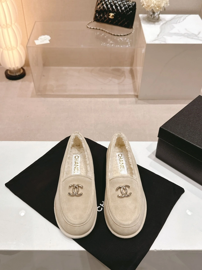 Sleek Chxnxl Leather Shoes 124504