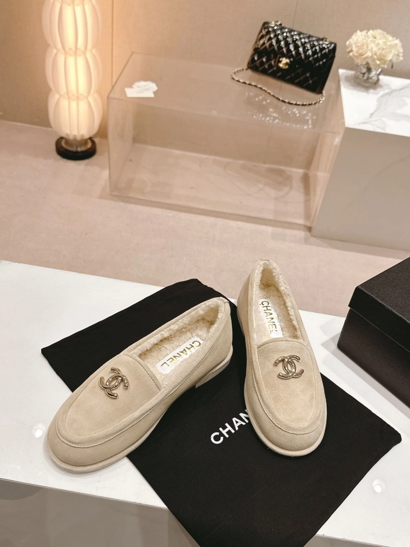 Sleek Chxnxl Leather Shoes 124504