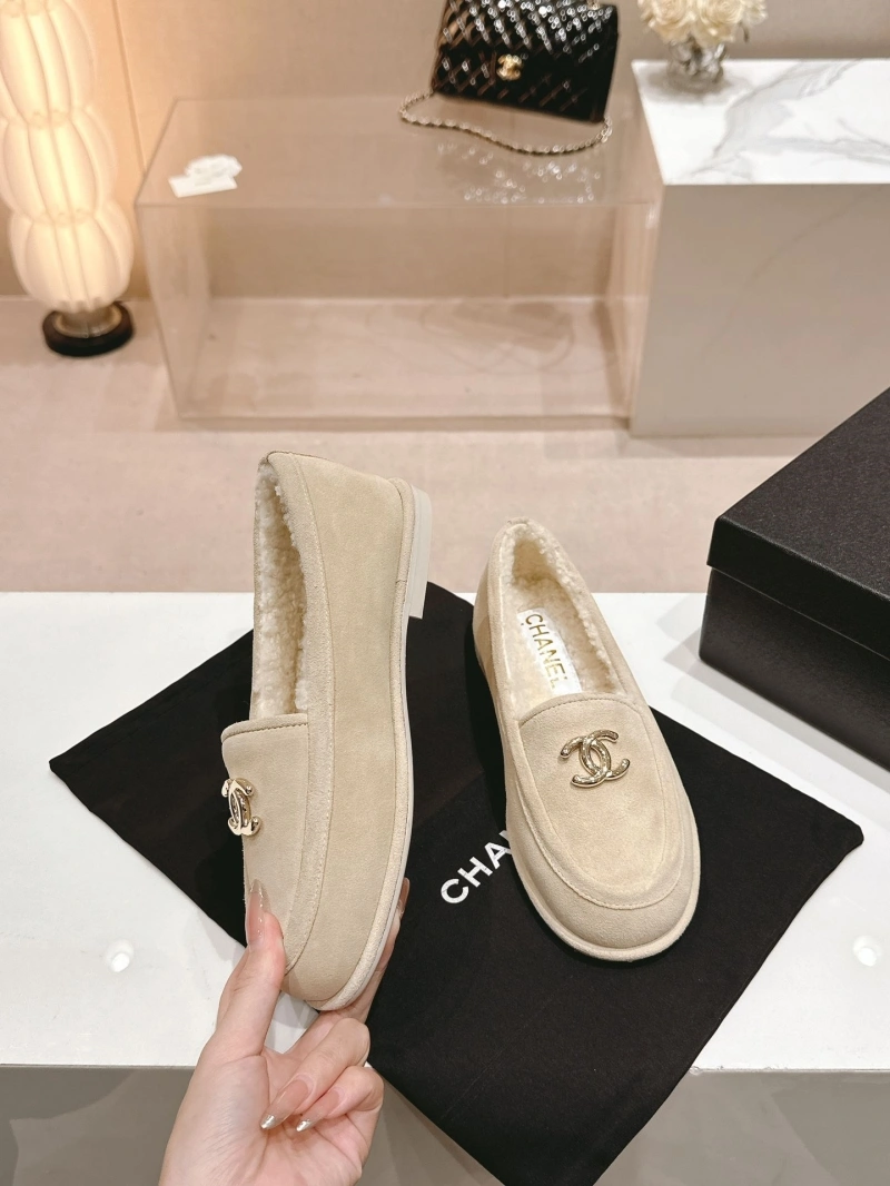 Sleek Chxnxl Leather Shoes 124504