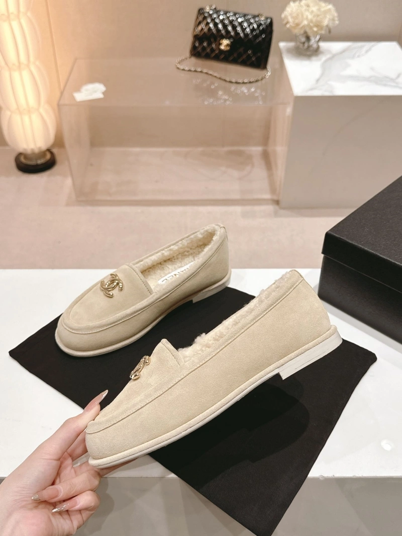 Sleek Chxnxl Leather Shoes 124504