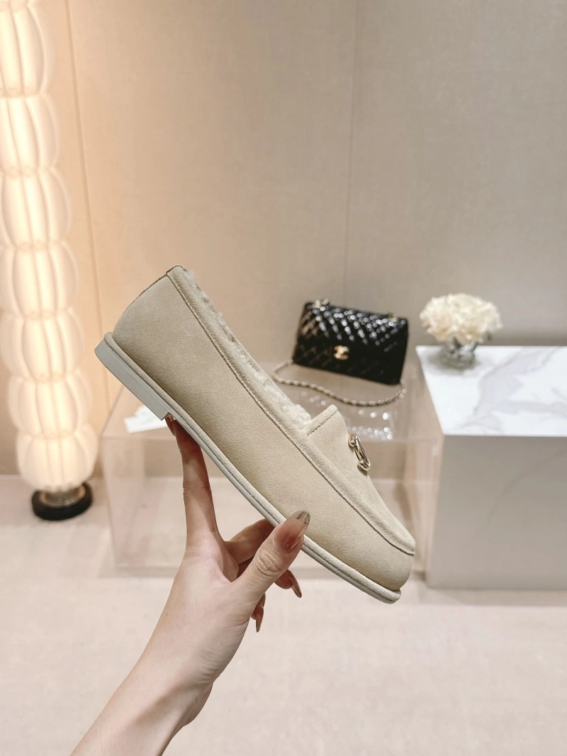 Sleek Chxnxl Leather Shoes 124504