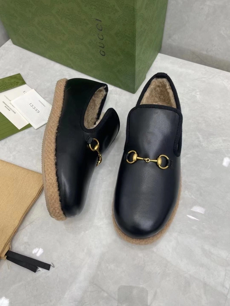 Elegant Gxccx Leather Shoes 158874