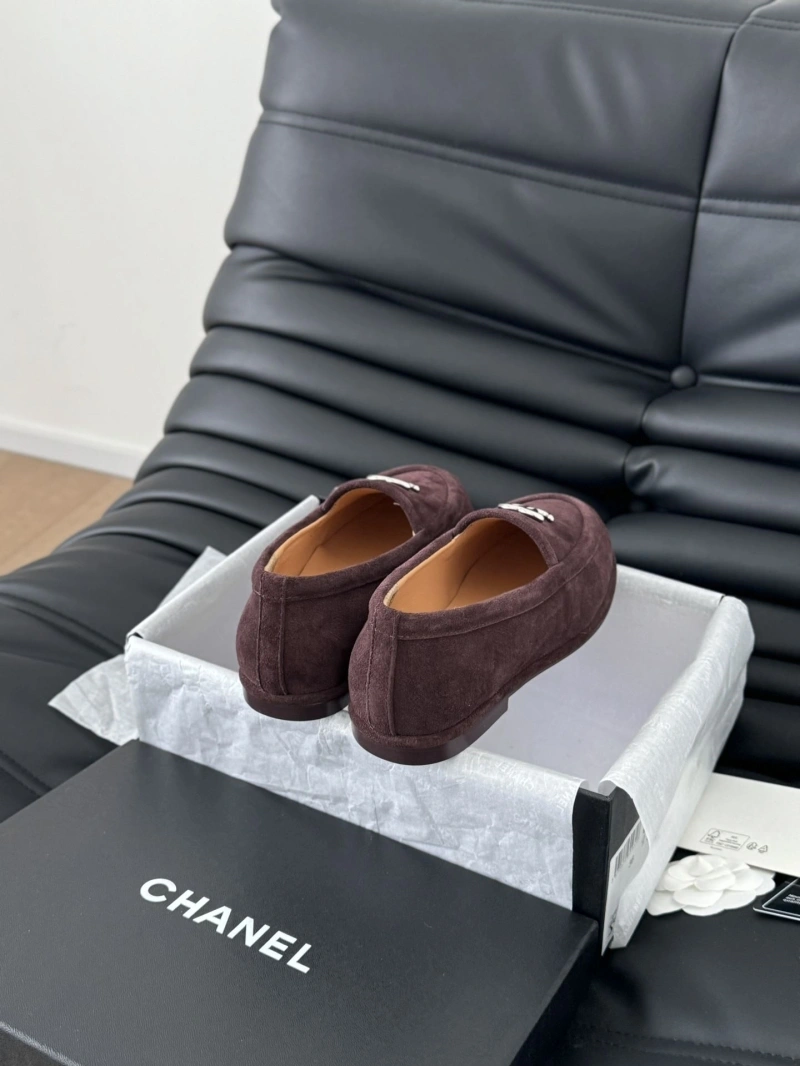 Bright Chxnxl Leather Shoes 124490