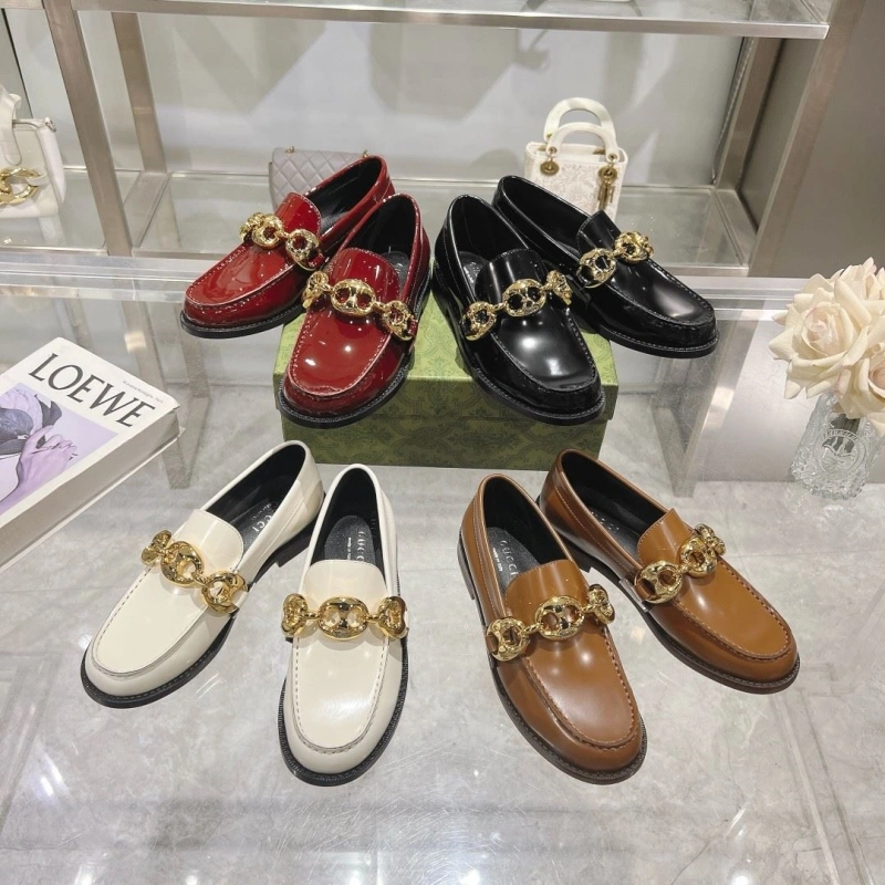 Refined Gxccx Leather Shoes 158864