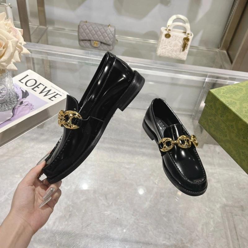 Trendsetting Gxccx Leather Shoes 158863