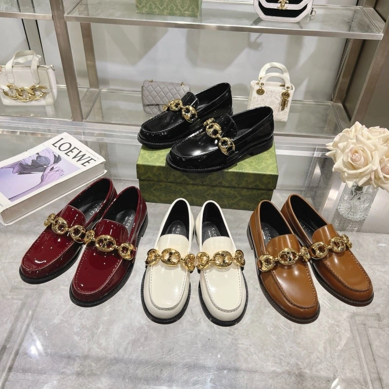 Trendsetting Gxccx Leather Shoes 158863