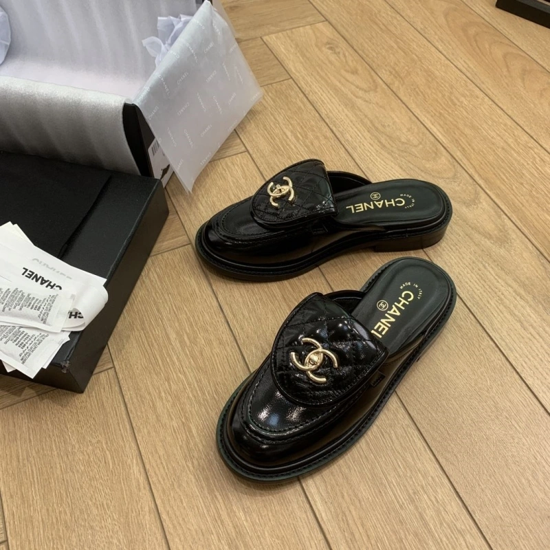 Modern Chxnxl Leather Shoes 124489
