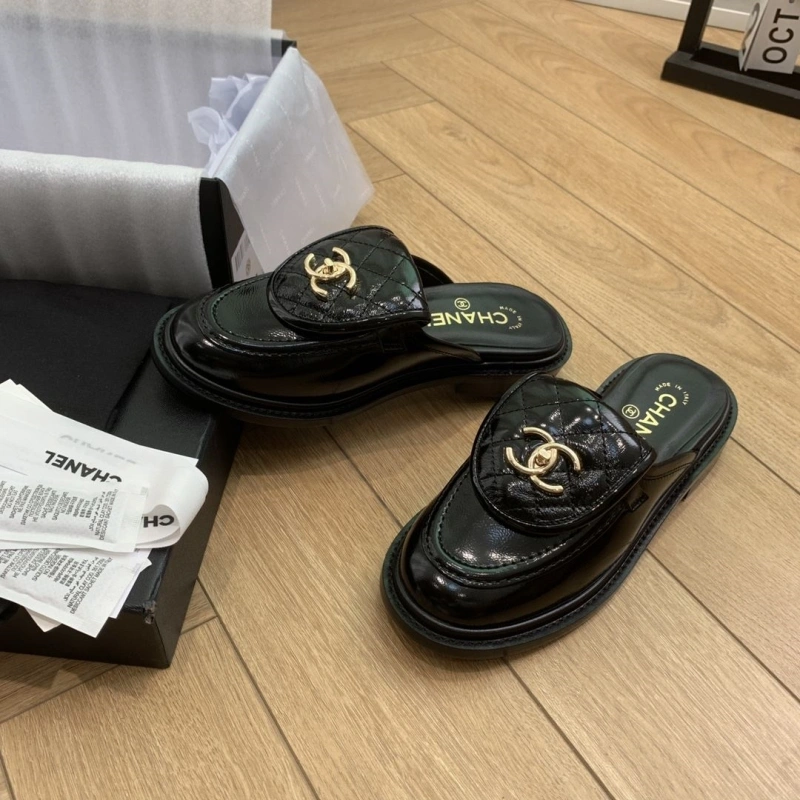 Modern Chxnxl Leather Shoes 124489