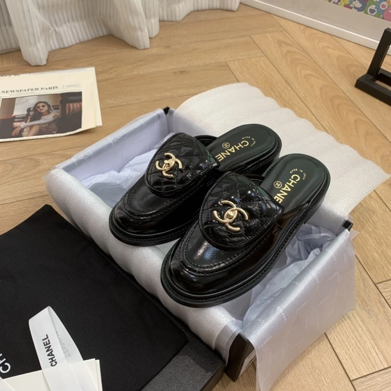 Modern Chxnxl Leather Shoes 124489