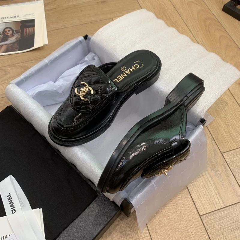 Modern Chxnxl Leather Shoes 124489