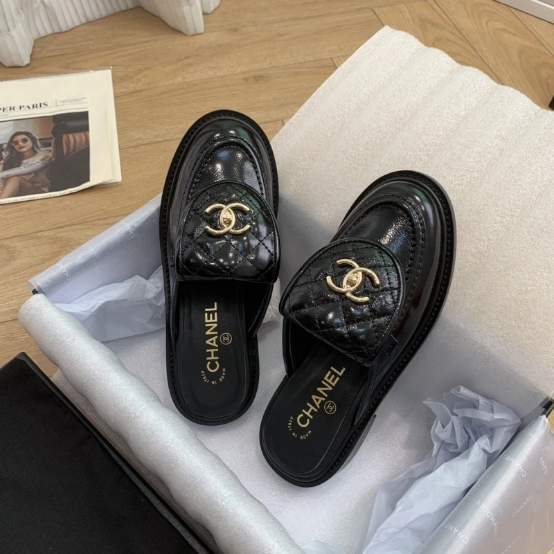 Modern Chxnxl Leather Shoes 124489