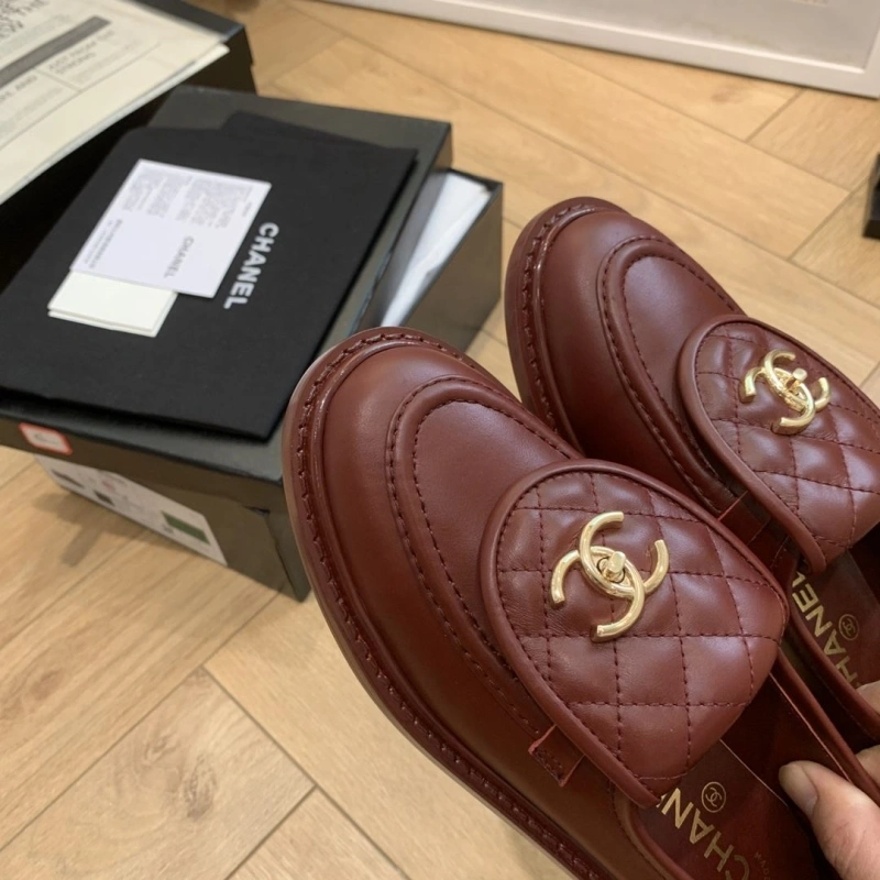 Sophisticated Chxnxl Leather Shoes 124479