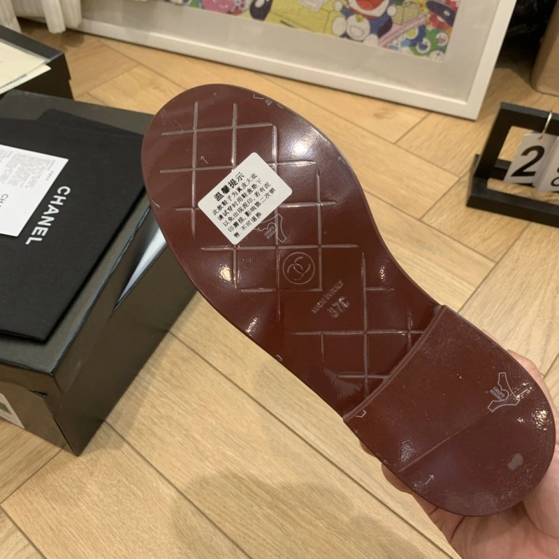 Sophisticated Chxnxl Leather Shoes 124479
