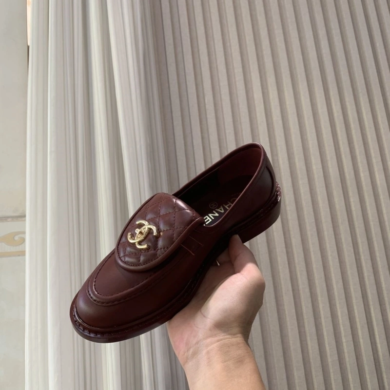 Sophisticated Chxnxl Leather Shoes 124479