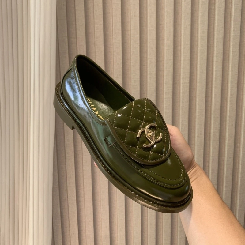 Chxnxl Leather Shoes Bright 124468