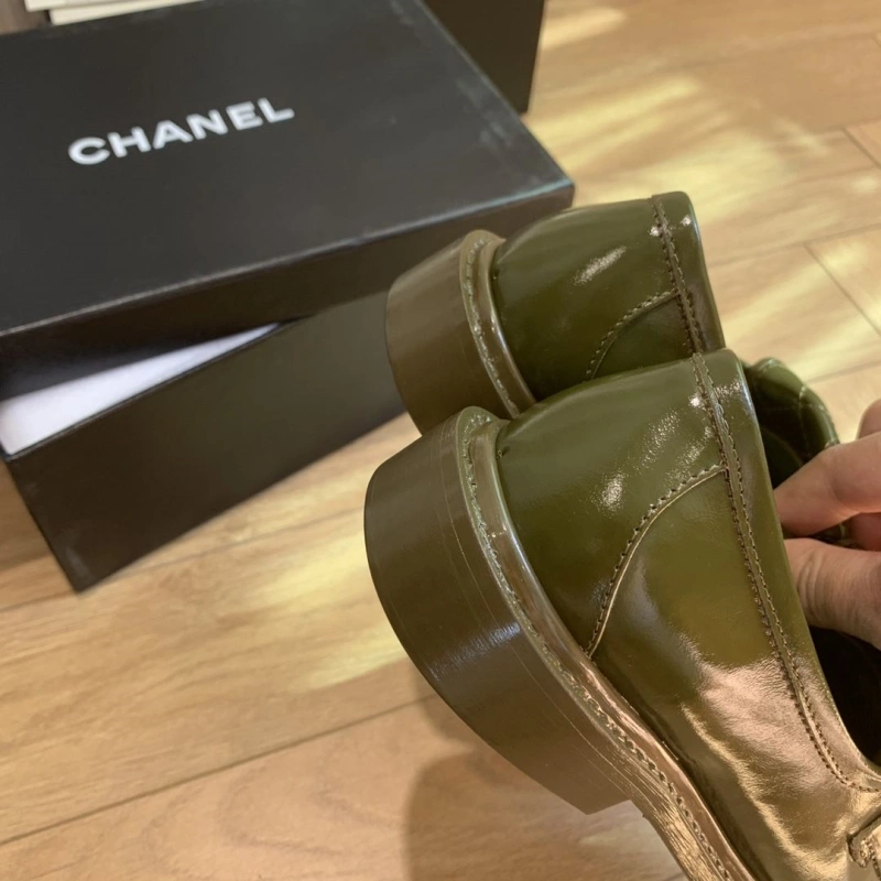 Chxnxl Leather Shoes Bright 124468