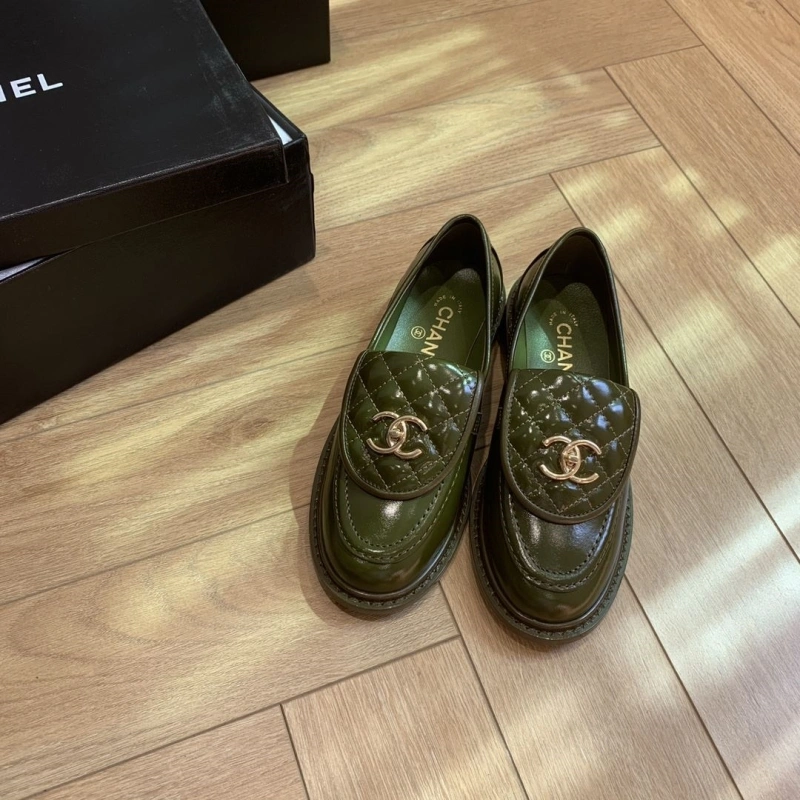 Chxnxl Leather Shoes Bright 124468
