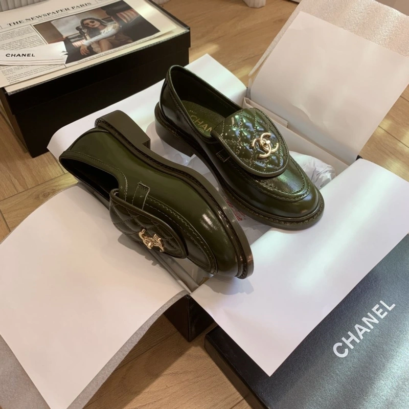 Chxnxl Leather Shoes Bright 124468