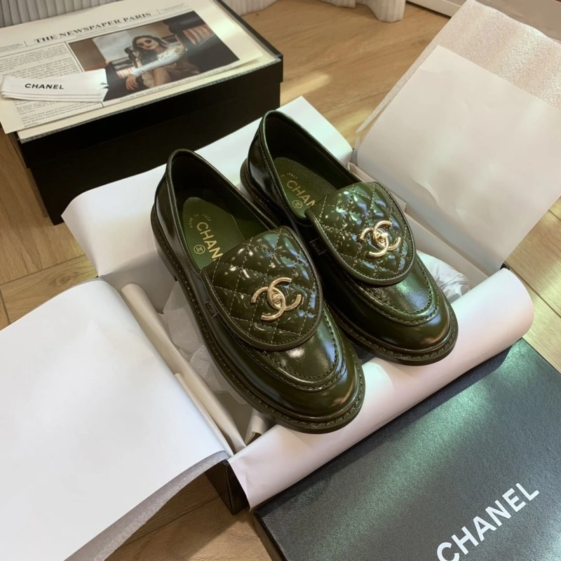 Chxnxl Leather Shoes Bright 124468