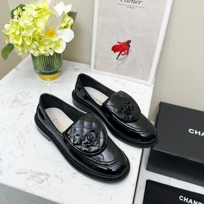 Efficient Chxnxl Leather Shoes 124448