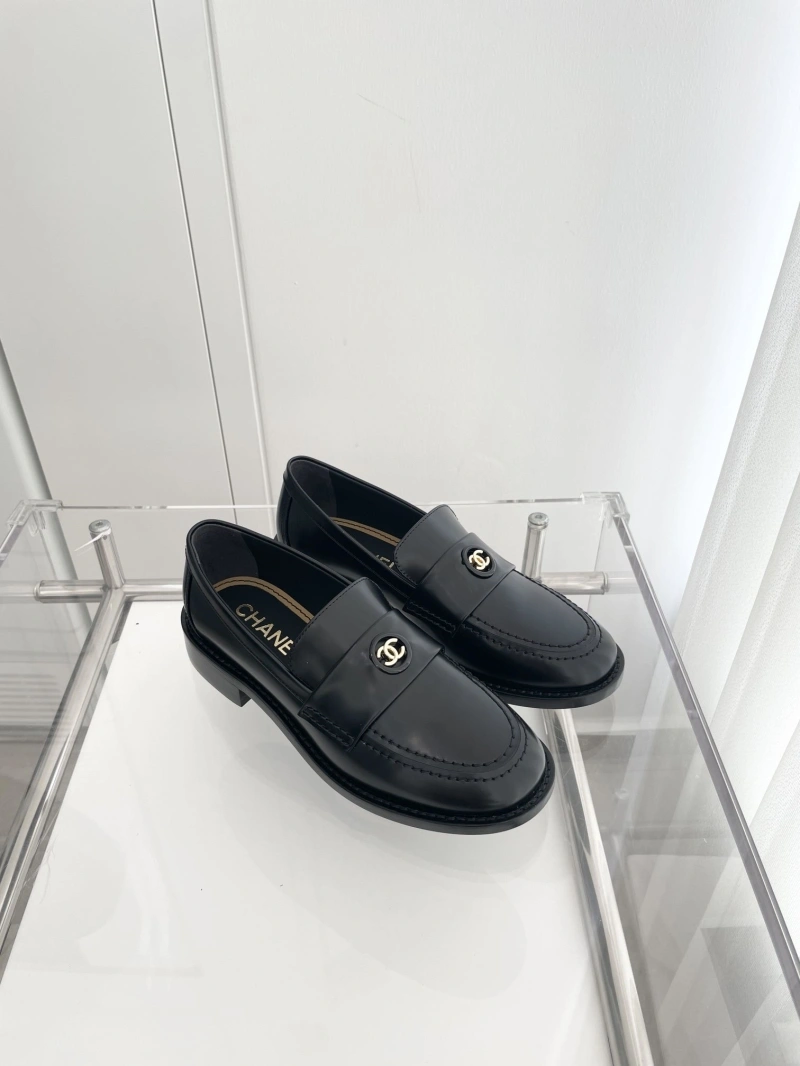 Modern Chxnxl Leather Shoes 124443