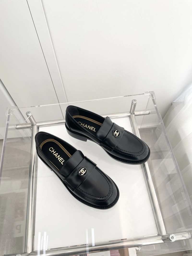 Modern Chxnxl Leather Shoes 124443