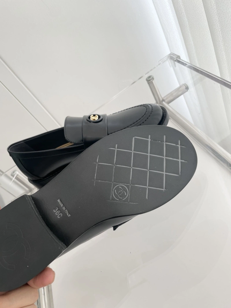 Modern Chxnxl Leather Shoes 124443